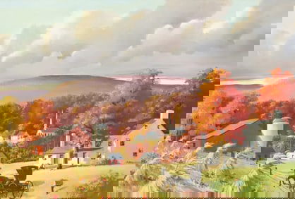 EDNA PALMER ENGELHARDT OIL ON CANVAS
