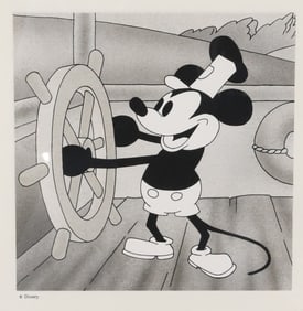 STEAMBOAT WILLIE LIMITED EDITION SERIGRAPH