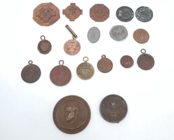 (18) MEDALS, SERVICE AWARDS