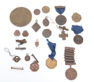 (18) MEDALS, SERVICE AWARDS