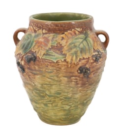ROSEVILLE BLACKBERRY VASE