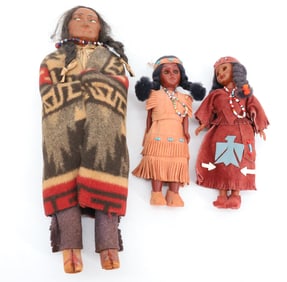 SKOOKUM AND CARLSON DOLLS