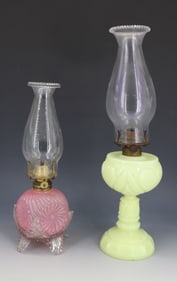 (2) VICTORIAN KEROSENE LAMPS