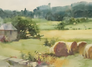 CAROLYN ANDERSON, WATERCOLOR ON PAPER