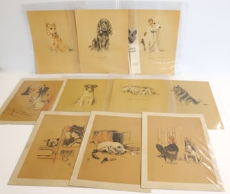 LUCY DAWSON AND CECIL ALDIN DOG PRINTS