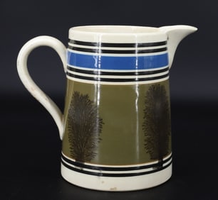 ENGLISH MOCHAWARE PITCHER