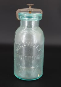 MILLVILLE ATMOSPHERIC FRUIT JAR