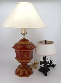 (2) DECORATIVE TABLE LAMPS