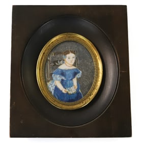 19TH C. MINIATURE PORTRAIT