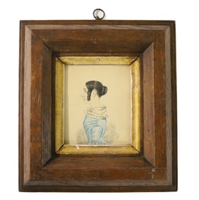 19TH C. MINIATURE PORTRAIT