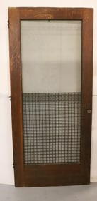 LARGE OAK SCREEN DOOR