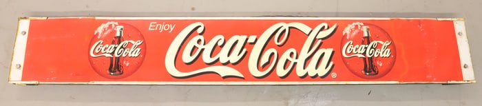 COCA COLA SIGN ON WOOD