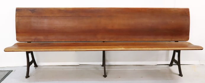 ANTIQUE SCHOOL BENCH