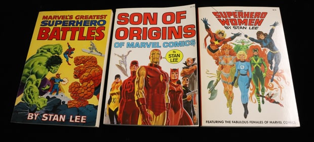 (3) STAN LEE BOOKS, SGND
