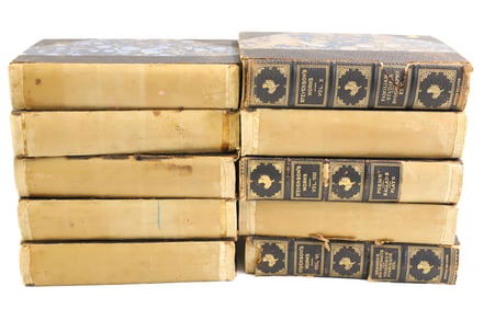 THE WORKS OF ROBERT LOUIS STEVENSON, 10 VOLUMES