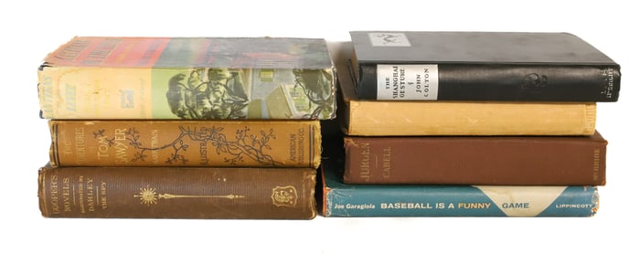 LOT OF (7) ANTIQUE BOOKS