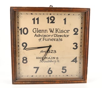 STROUDSBURG, PA ADVERTISING CLOCK