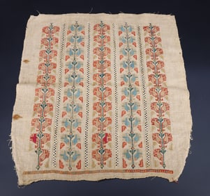 ANTIQUE NEEDLEWORK SAMPLER