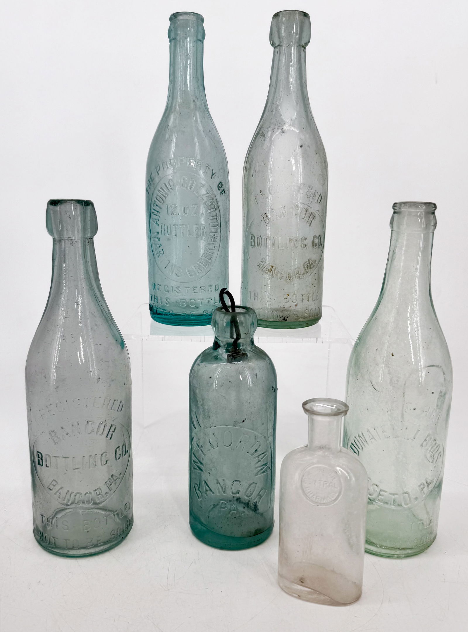 GROUP OF PENNSYLVANIA BOTTLES (1 of 5)
