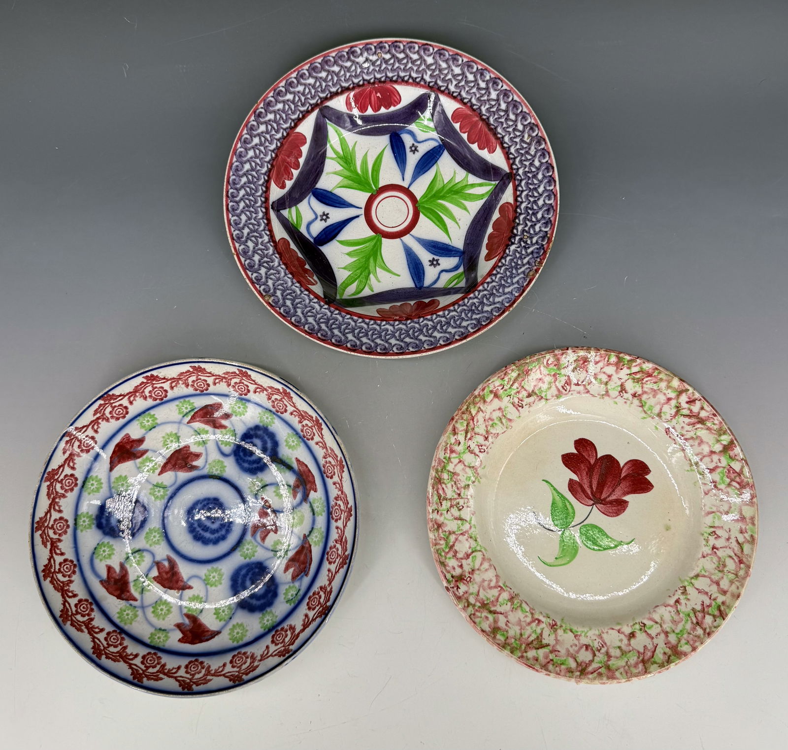 LOT OF STICK SPATTERWARE DISHES (1 of 5)