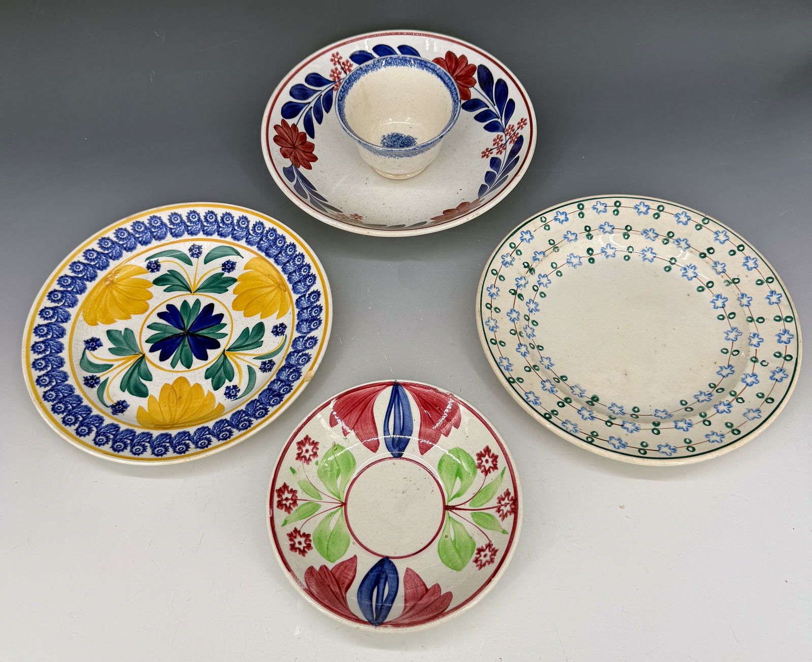 LOT OF STICK SPATTERWARE DISHES (1 of 5)