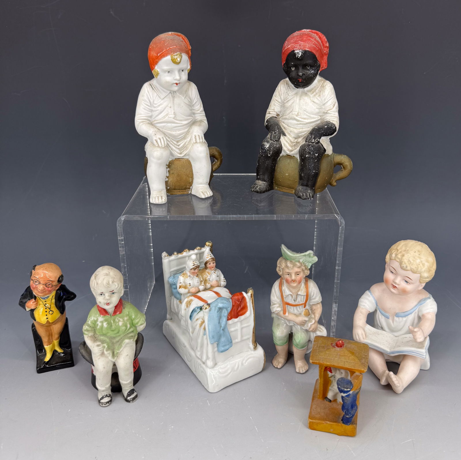 LOT OF BISQUE FIGURES (1 of 3)