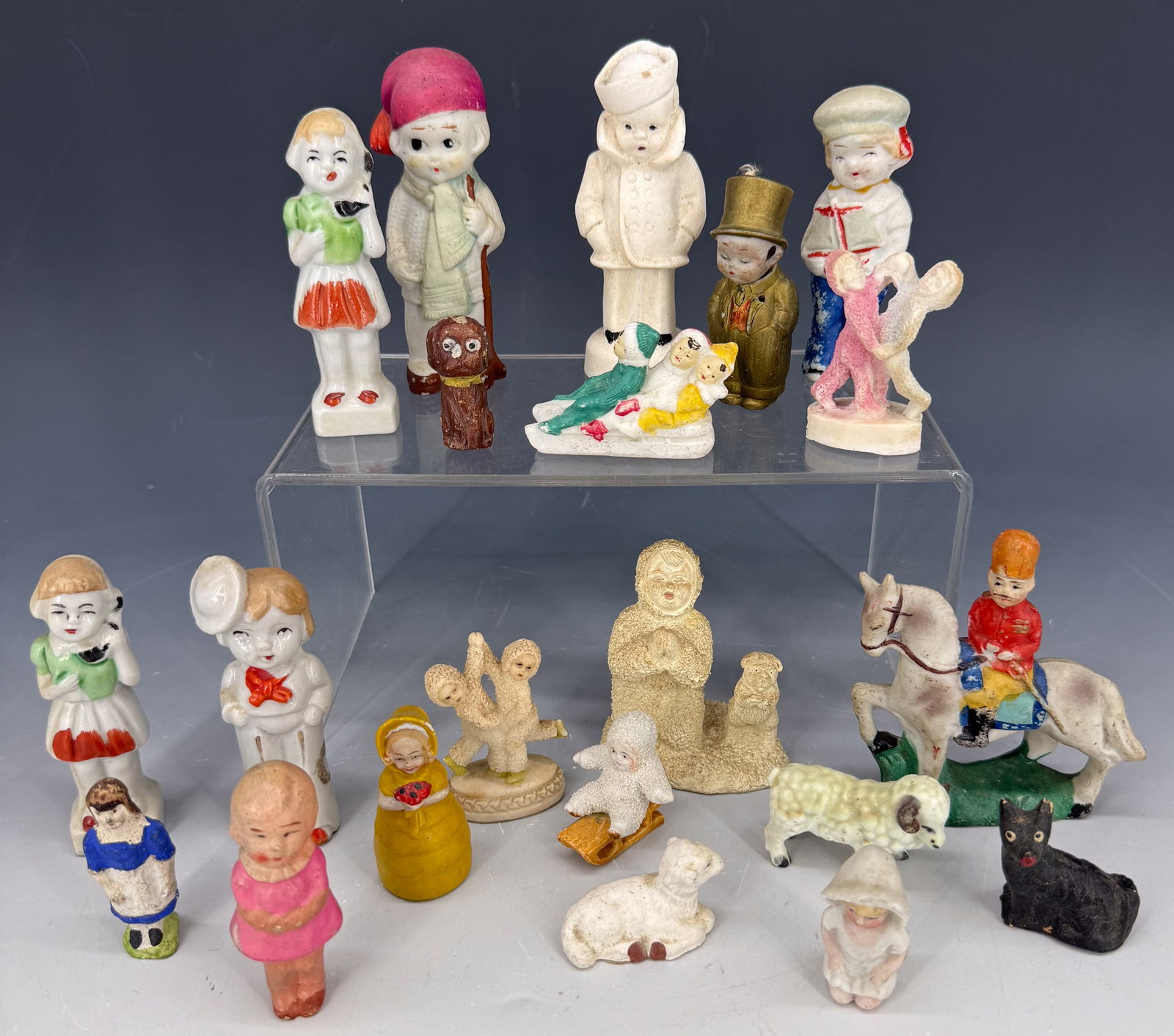 LARGE LOT OF BISQUE FIGURES (1 of 6)
