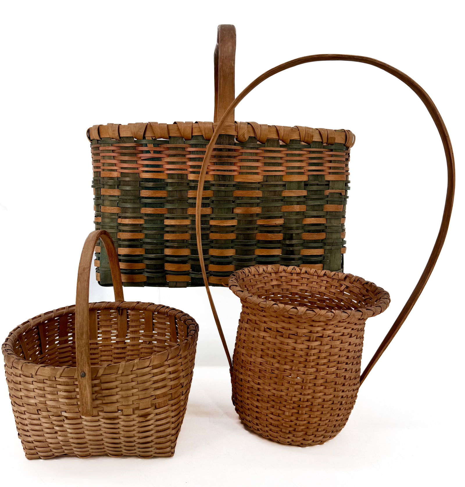 LOT OF (3) VINTAGE BASKETS (1 of 8)
