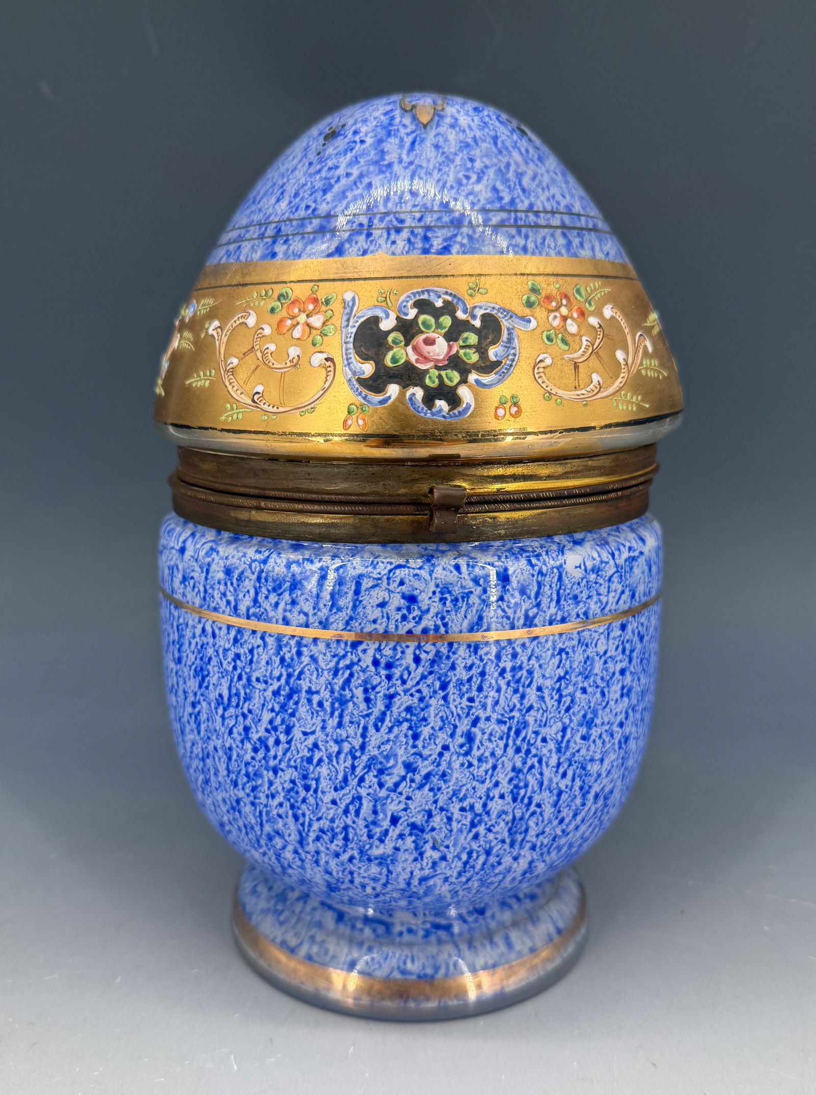 CZECH GLASS LIQUOR DECANTER SET (1 of 7)