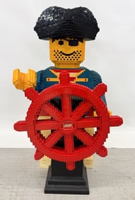 VINTAGE LEGO PIRATE DISPLAY, 33' H