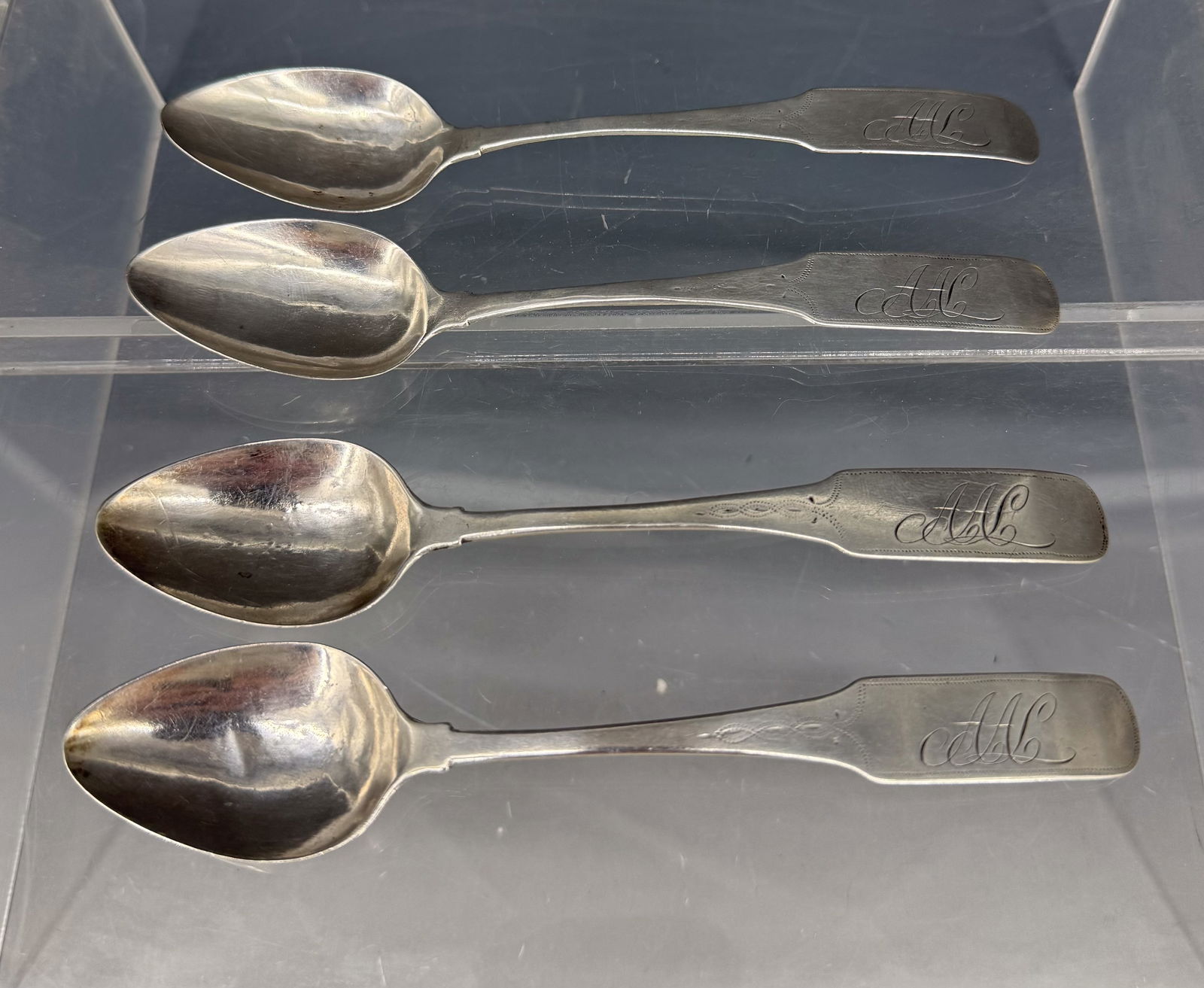 ADAM LOGAN, NEW YORK COIN SILVER SPOON LOT (1 of 3)