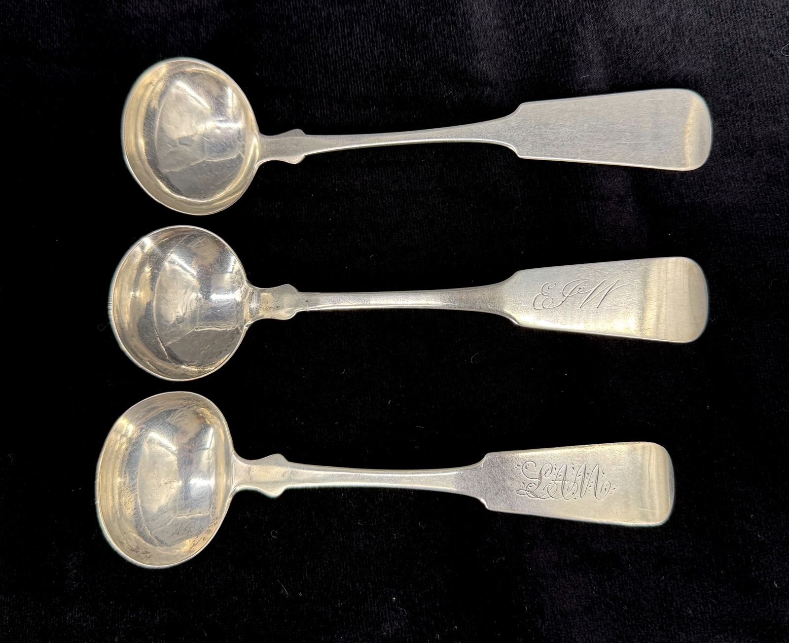 AMERICAN COIN SILVER LADLE LOT (1 of 5)