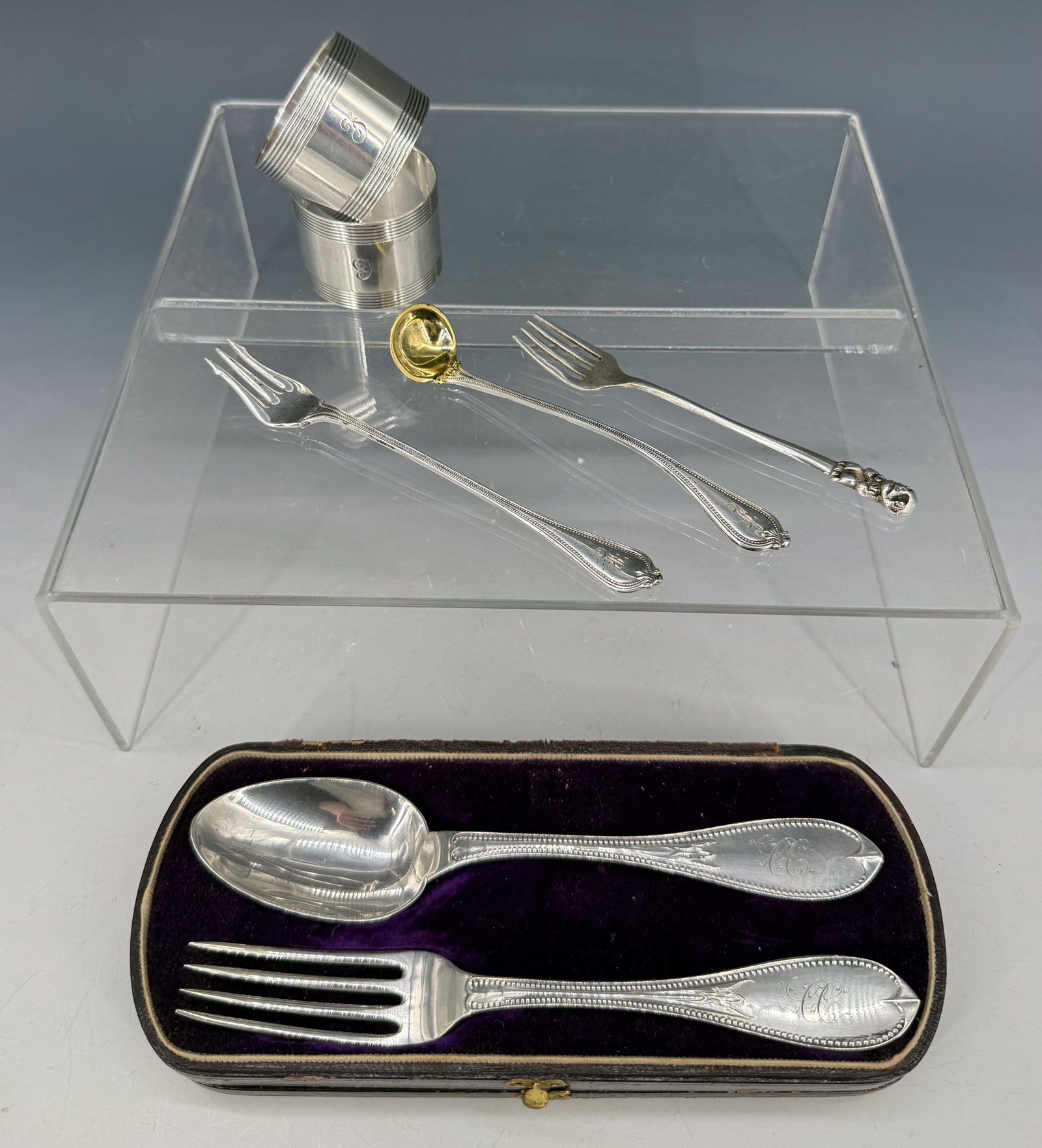 LOT OF STERLING SILVER ITEMS AND MORE (1 of 7)