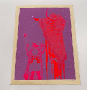 1960S HAMBLY STUDIOS PSYCHEDELIC POSTER: MRKD. BOTTOM LEFT "HAMBLY STUDIOS, SANTA CLARA, CALIF". 23" X 17 1/2". PLEASE READ CAREFULLY - Terms for Purchasing and Shipping of Auction Items. Please read carefully before bidding. Hartzell&#8217;