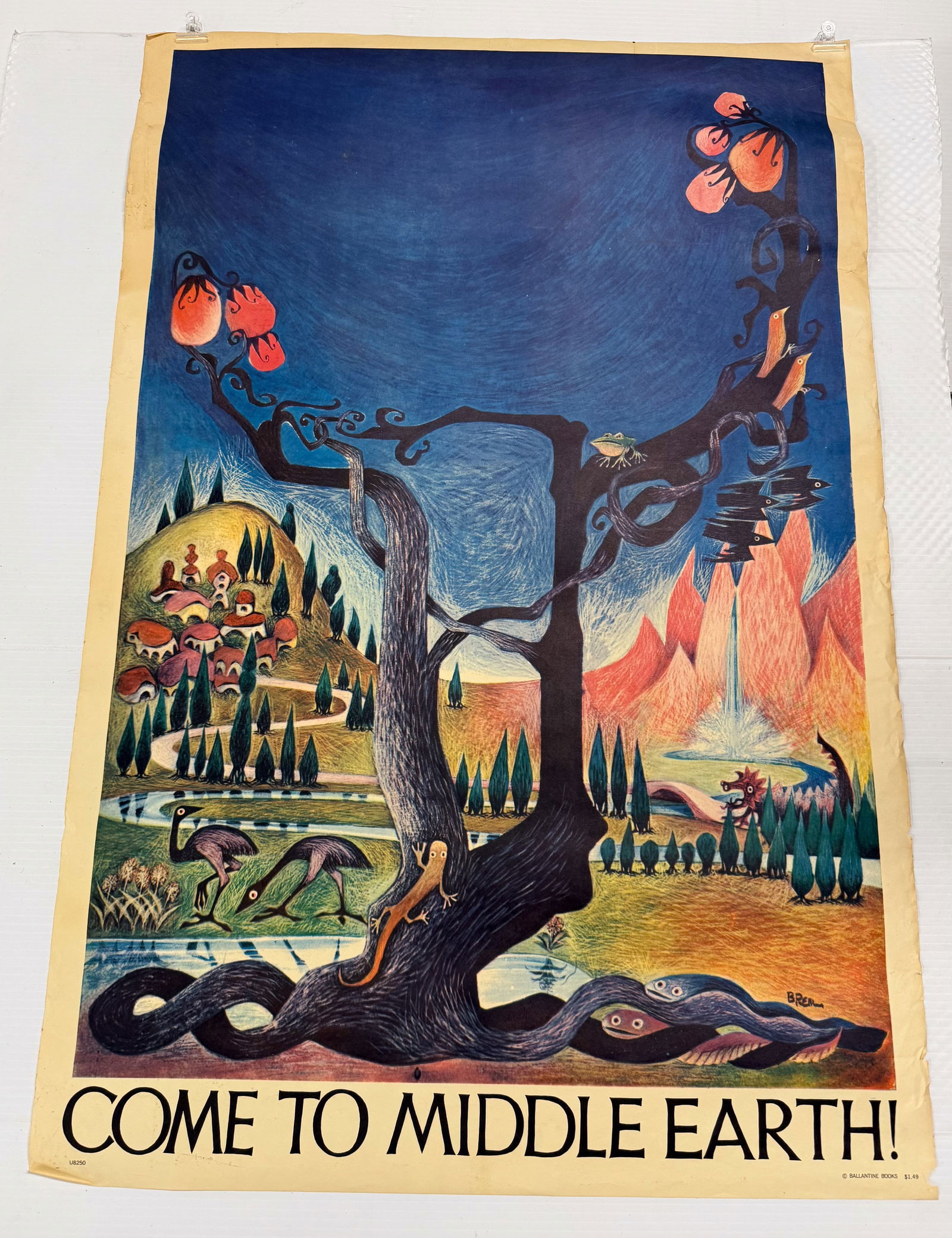 J.R.R. TOLKIEN "COME TO MIDDLE EARTH" POSTER (1 of 10)