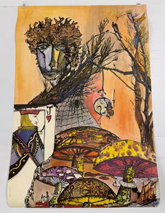 VINTAGE "JACK O HEARTS" POSTER: 1967 JACK OF HEARTS, TIME IS TICKING POSTER. MRKD. 178 PFLOMM, 'JACK OF HEARTS'. 1967 PERSONALITY POSTERS, INC. 74 FIFTH AVENUE, NEW YORK, NY 10011. 33" X 22". PLEASE READ CAREFULLY - Terms for Purcha