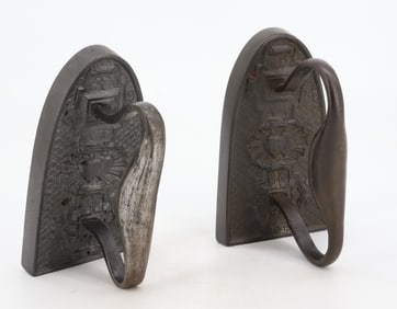 PAIR OF FRENCH FLAT IRONS