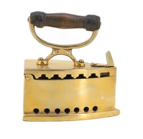 SMALL SIZE BRASS CHARCOAL IRON