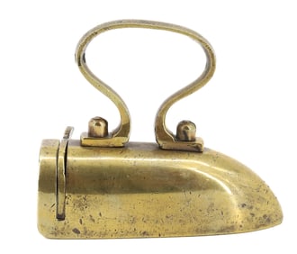 SMALL SIZE BRASS OXTONGUE IRON