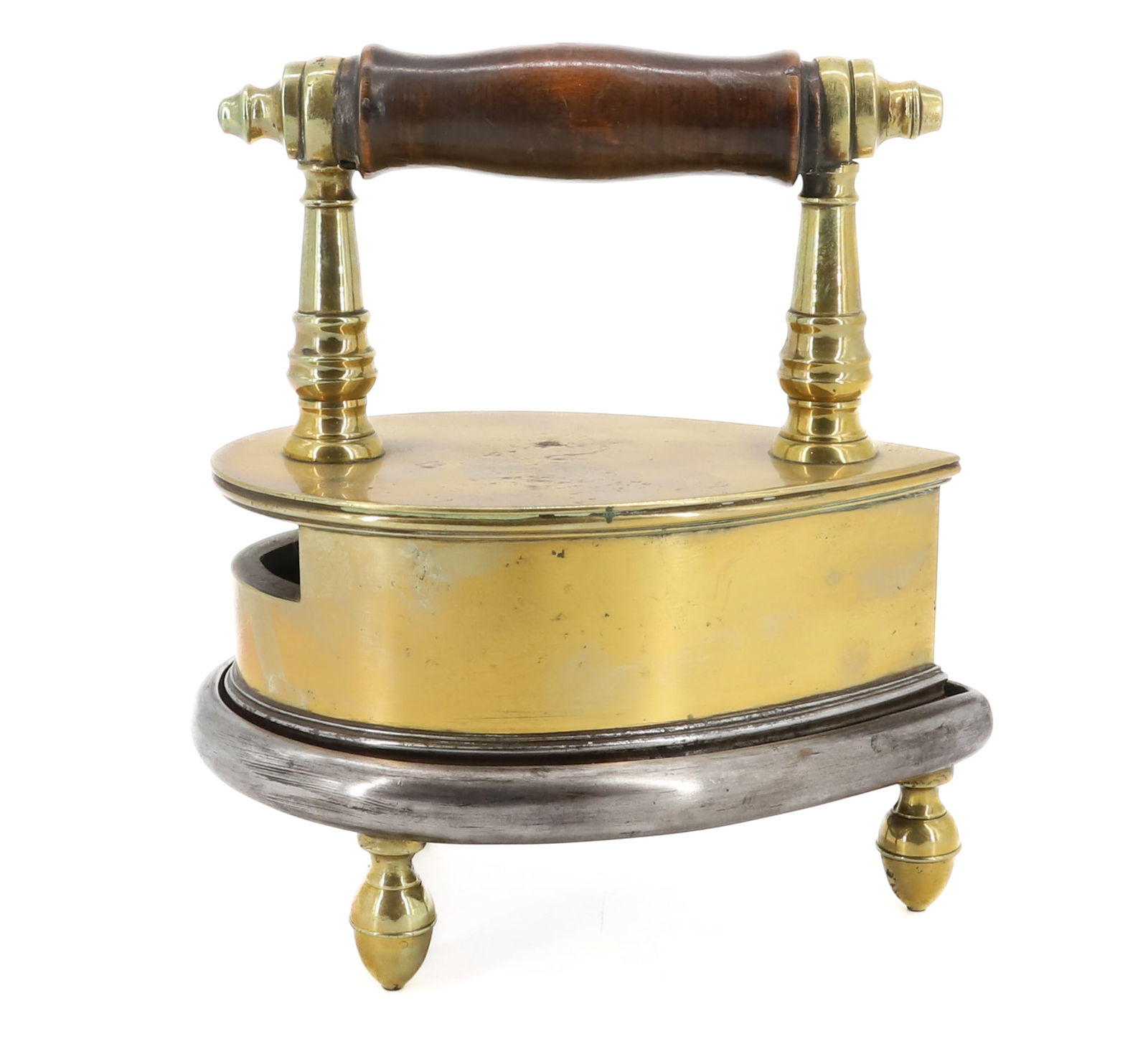 BELGIAN DROP-IN-BACK SLUG IRON WITH TRIVET (1 of 6)