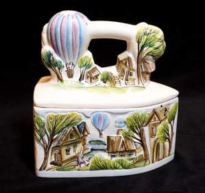 RUSSIAN POTTERY IRON
