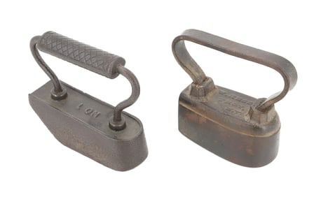 (2) HAT IRONS