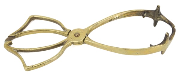 GERMAN BRASS TONGS