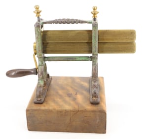 EARLY FLUTING MACHINE