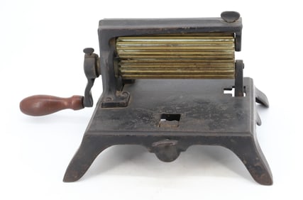 EARLY FLUTING MACHINE