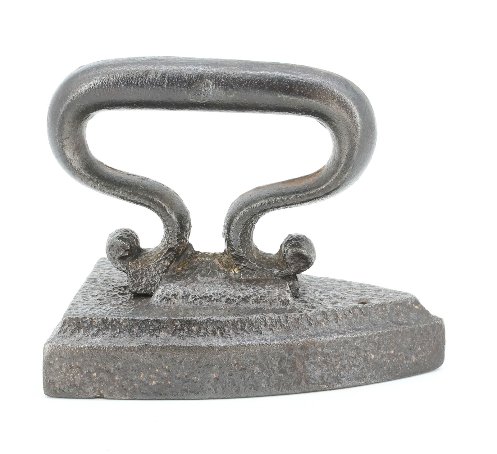 COLD HANDLE HAND WROUGHT IRON: KEYSTONE CUT OUT HANDLE WITH BASE - 6 1/4" PLEASE READ CAREFULLY - Terms for Purchasing and Shipping of Auction Items. Please read carefully before bidding. THIS IS AN ONSITE AUCTION LOCATED IN PITTSB