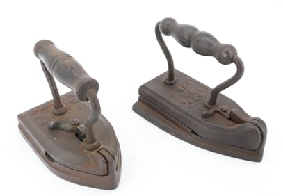 (2) EARLY COMBINATION IRONS