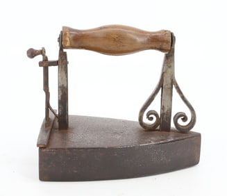 EARLY 19C HANDWROUGHT EUROPEAN BOX IRON