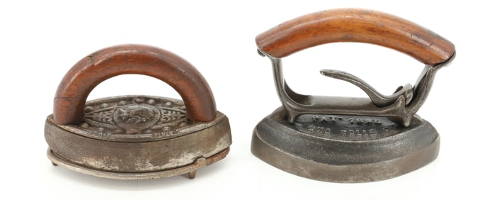(2) SMALL SIZE DOUBLE POINT IRONS