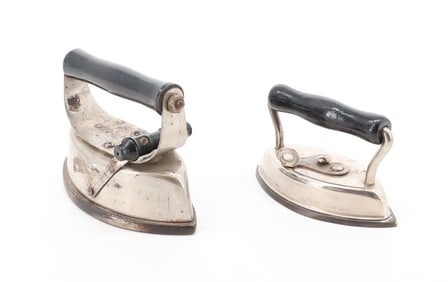 (2) REMOVABLE TOP SMALL SIZE SAD IRONS